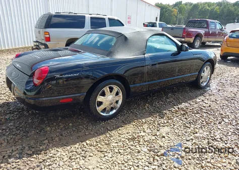 2002 Ford Thunderbird из США, поврежденный, VIN 1FAHP60A02Y125388